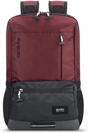 Solo New York Draft Slim Backpack, Burgundy