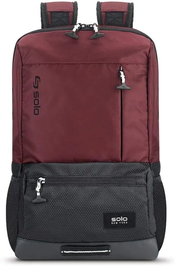 Solo New York Draft Slim Backpack, Burgundy