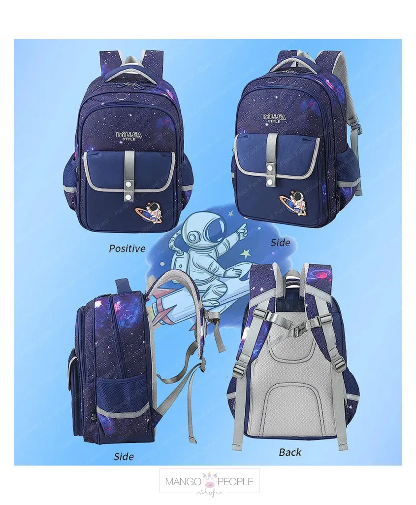Space Themed School Bag  for Kids
