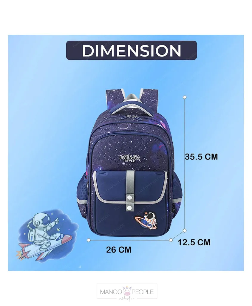 Space Themed School Bag  for Kids