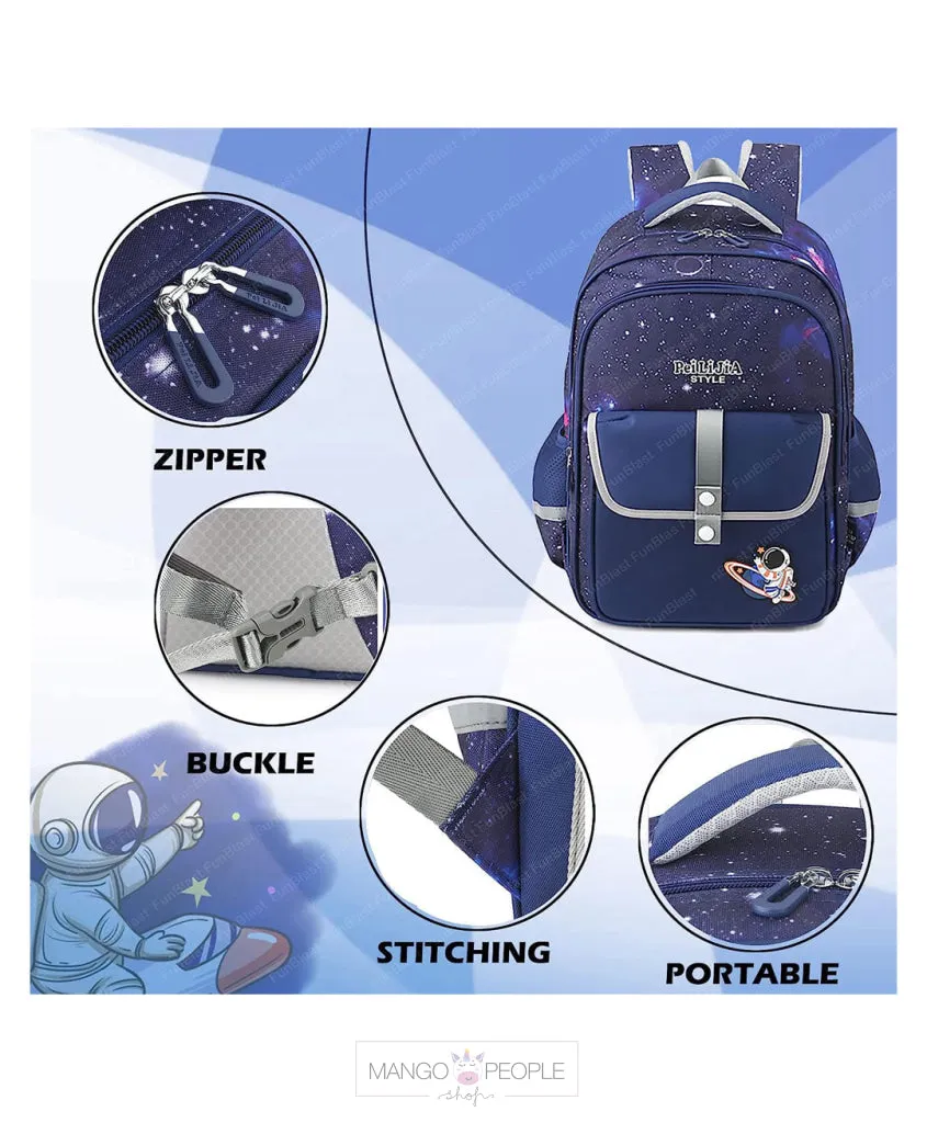 Space Themed School Bag  for Kids