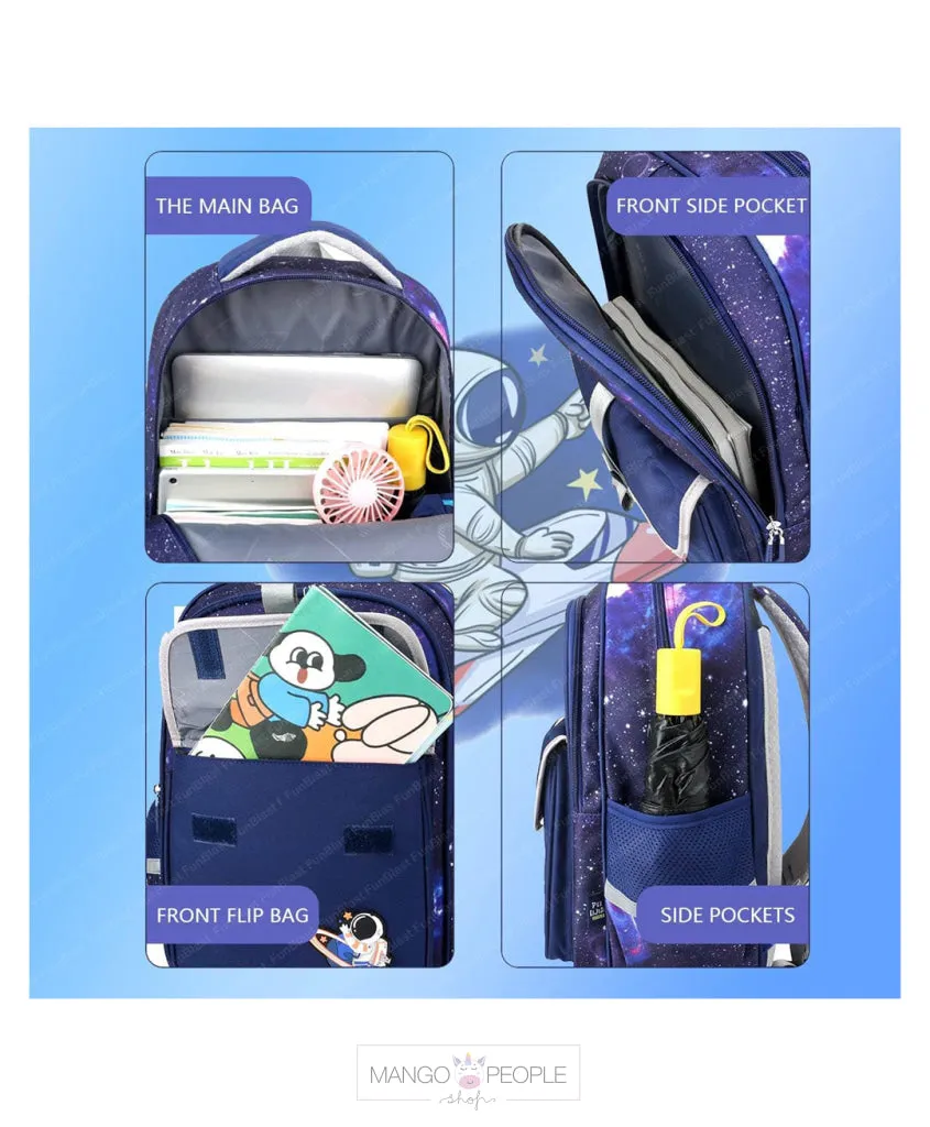 Space Themed School Bag  for Kids