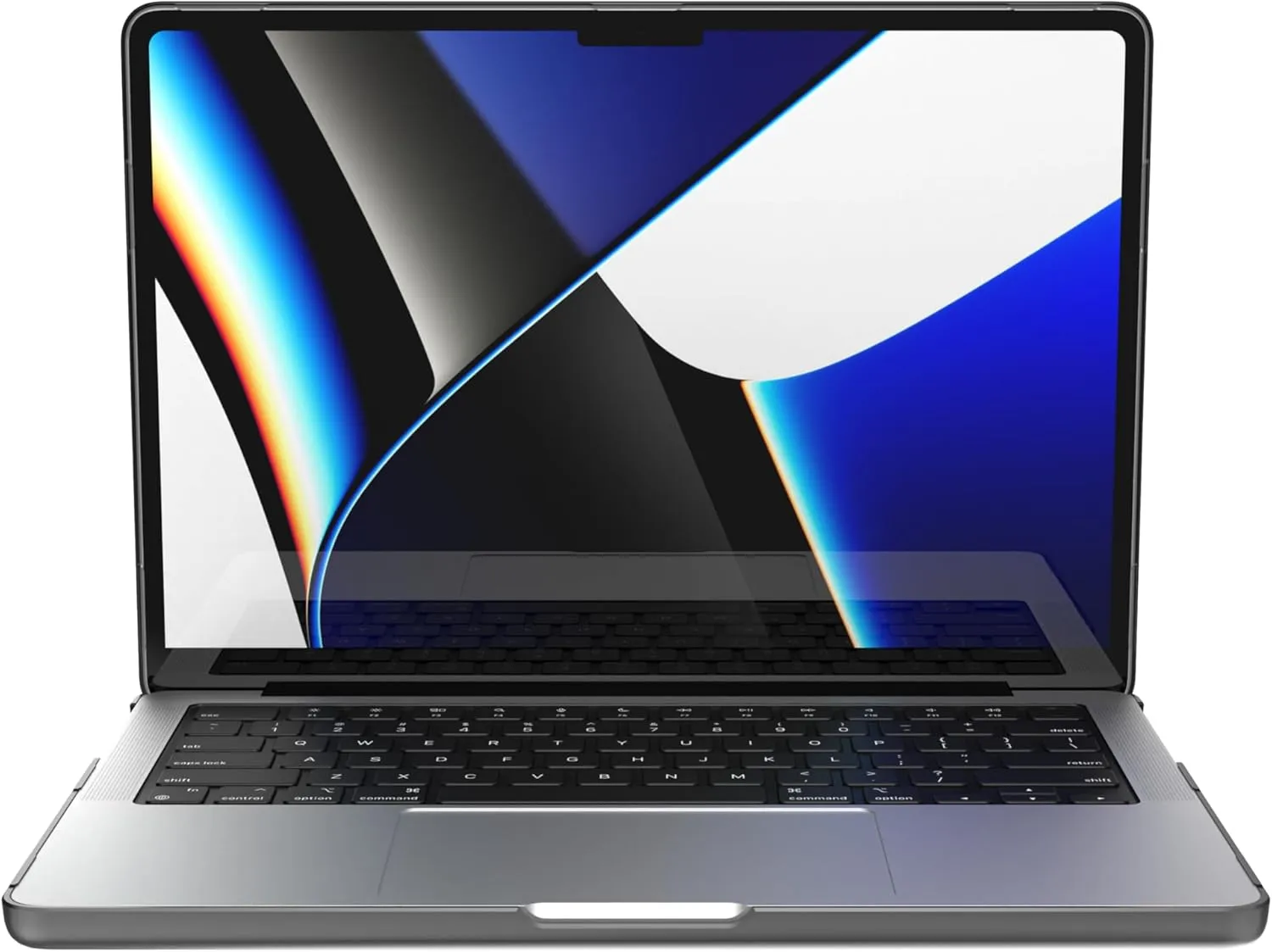Speck SmartShell MacBook Case - 14 Inch Compatible with M3, M2 & M1 Pro/Max (2023-2021) - Scratch-Resistant Hardshell - Graphite Grey