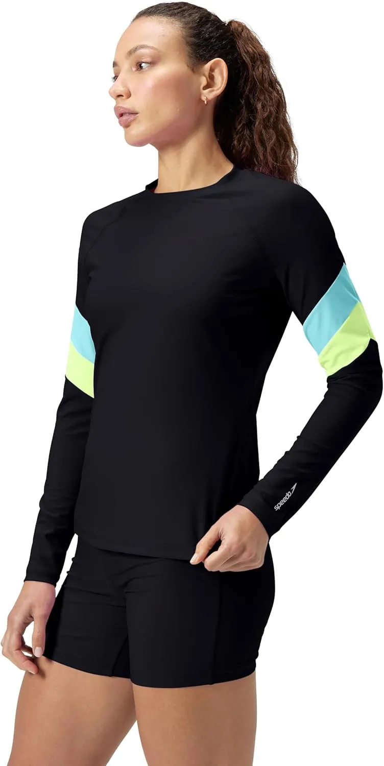 Speedo Women's Uv Swim Shirt Long Sleeve Rashguard