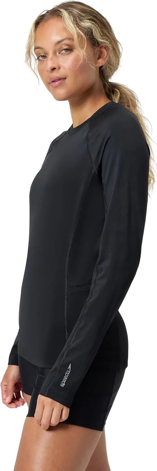 Speedo Women's Uv Swim Shirt Long Sleeve Rashguard