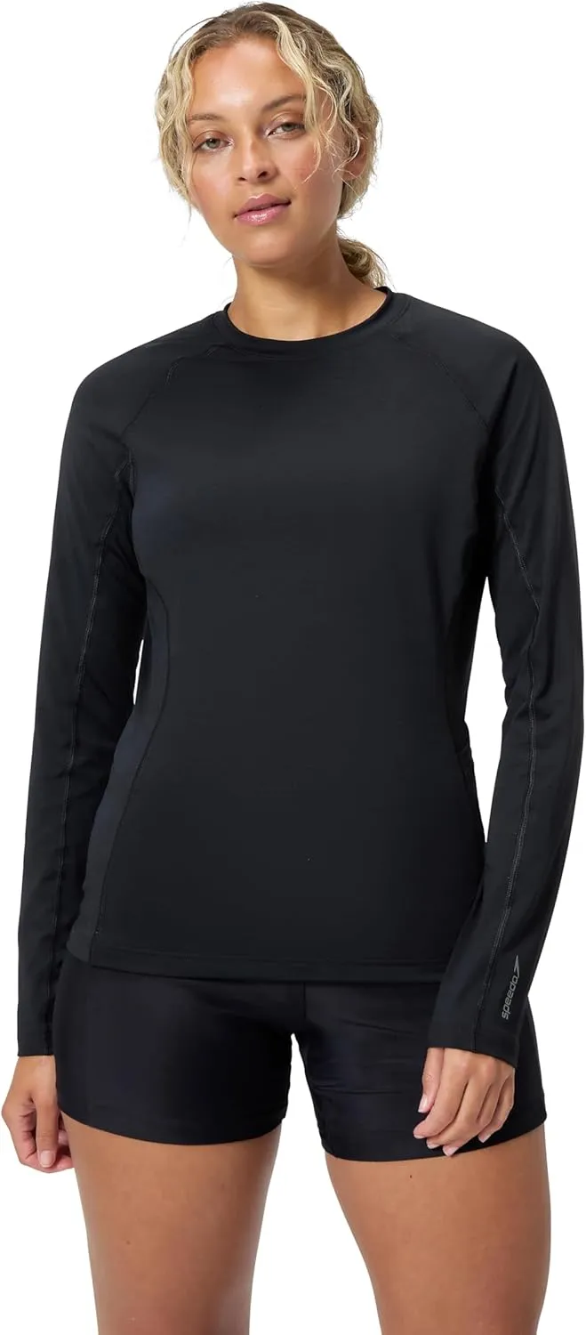 Speedo Women's Uv Swim Shirt Long Sleeve Rashguard