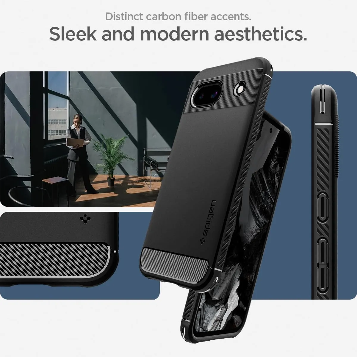 Spigen Google Pixel 8a Case Cover Rugged Armor
