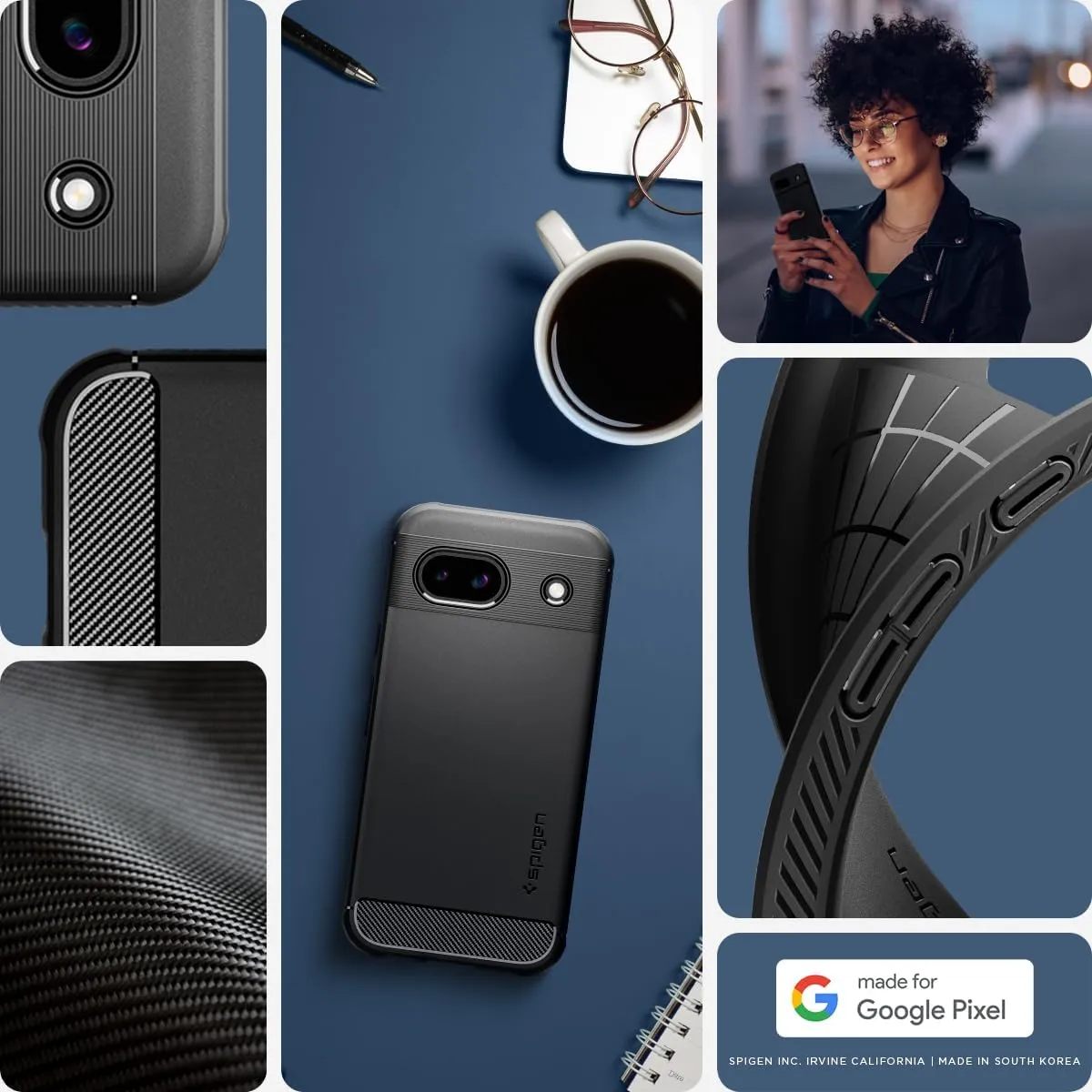 Spigen Google Pixel 8a Case Cover Rugged Armor