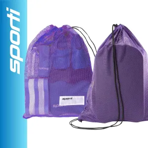 Sporti Swimming Equipment Bags, Mesh Drawstring Backpack,Swim Bag for Swimmers,Mesh Backpack for Beach