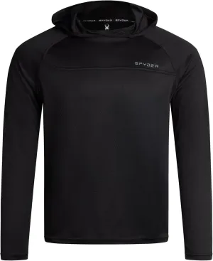 Spyder Mens Rash Guard Long Sleeve Sun Hoodie Shirt - UPF 50  UV Protection Quick Dry Moisture Wicking Fishing & Swim Shirt