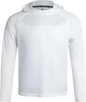 Spyder Mens Rash Guard Long Sleeve Sun Hoodie Shirt - UPF 50  UV Protection Quick Dry Moisture Wicking Fishing & Swim Shirt