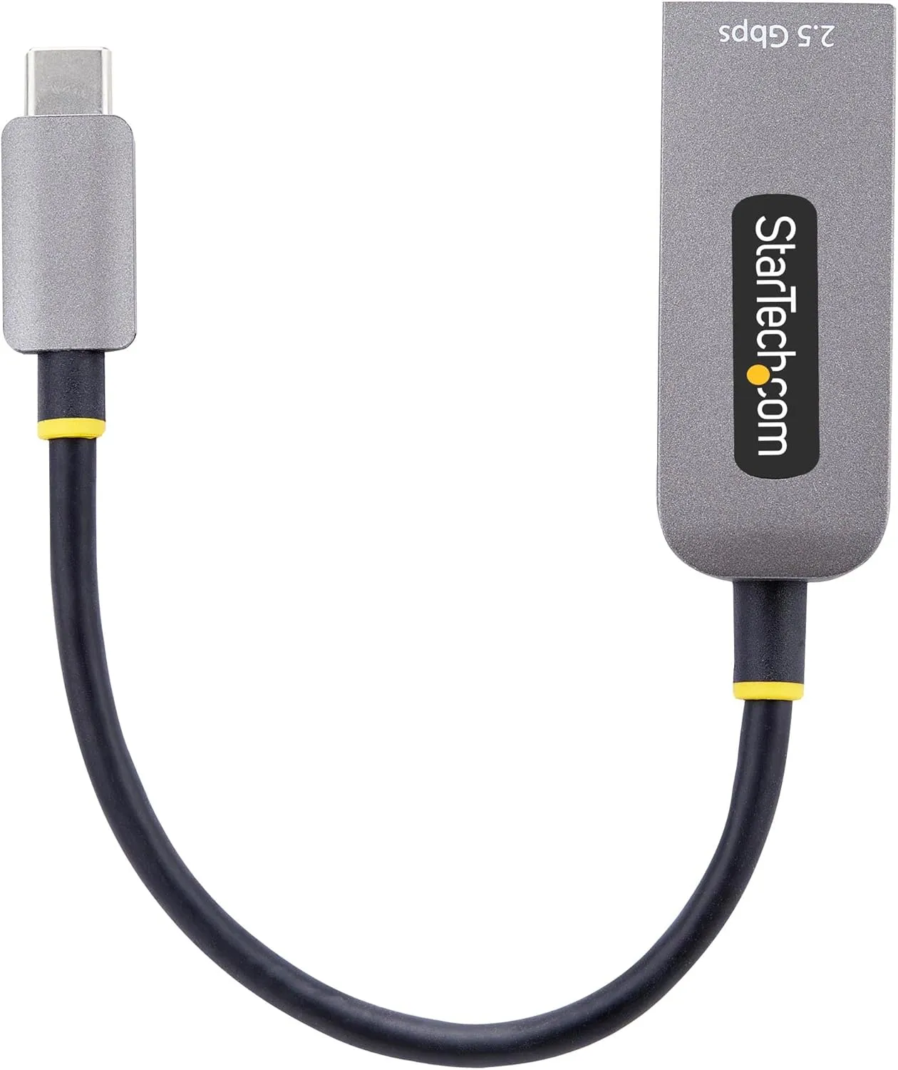 StarTech.com 2.5GbE USB-C to Ethernet Adapter, NBASE-T NIC, USB 3.0 Type-C 2.5/1G Multi Speed Network, Thunderbolt Compatible