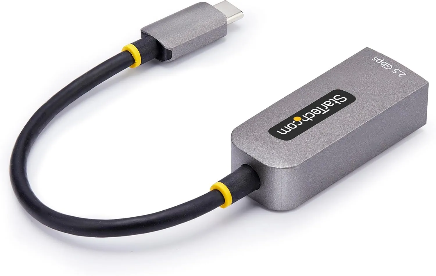 StarTech.com 2.5GbE USB-C to Ethernet Adapter, NBASE-T NIC, USB 3.0 Type-C 2.5/1G Multi Speed Network, Thunderbolt Compatible