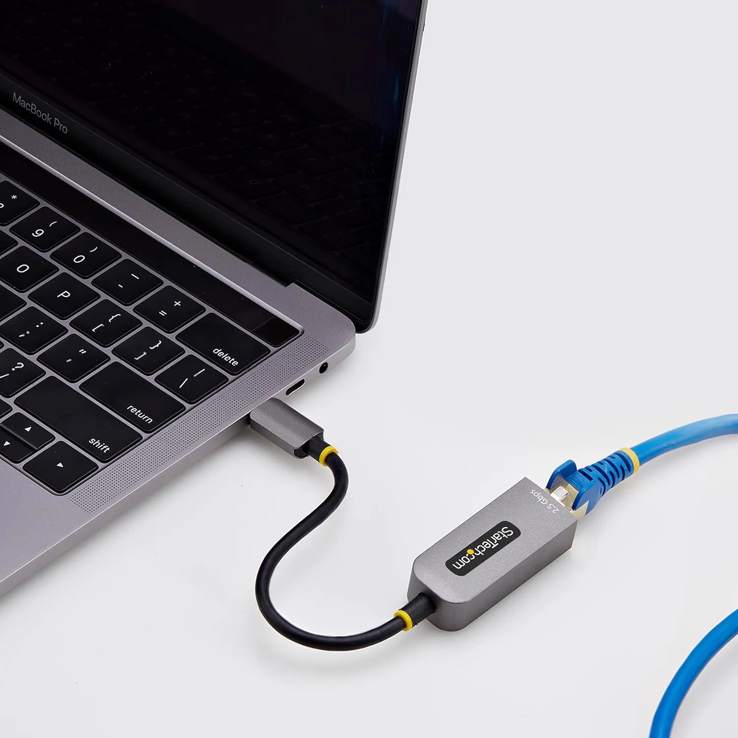 StarTech.com 2.5GbE USB-C to Ethernet Adapter, NBASE-T NIC, USB 3.0 Type-C 2.5/1G Multi Speed Network, Thunderbolt Compatible