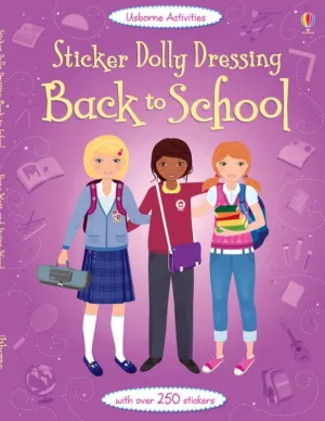 Sticker Dolly Dressing Back to School - Paperback