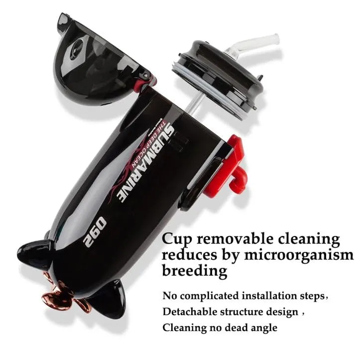 Stylish Submarine Shaped Plastic Water Bottle for Kids