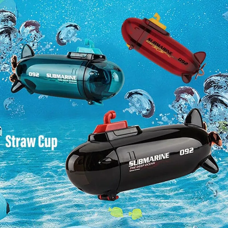 Stylish Submarine Shaped Plastic Water Bottle for Kids