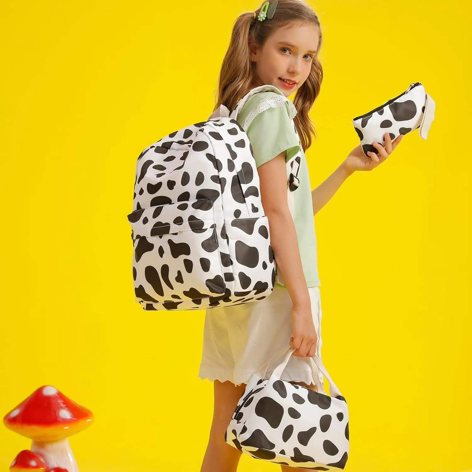 Sugaroom School Backpack for Girls Backpack with Lunch Box Teen Kids Backpack School Bags Middle-School Elementary Bookbags