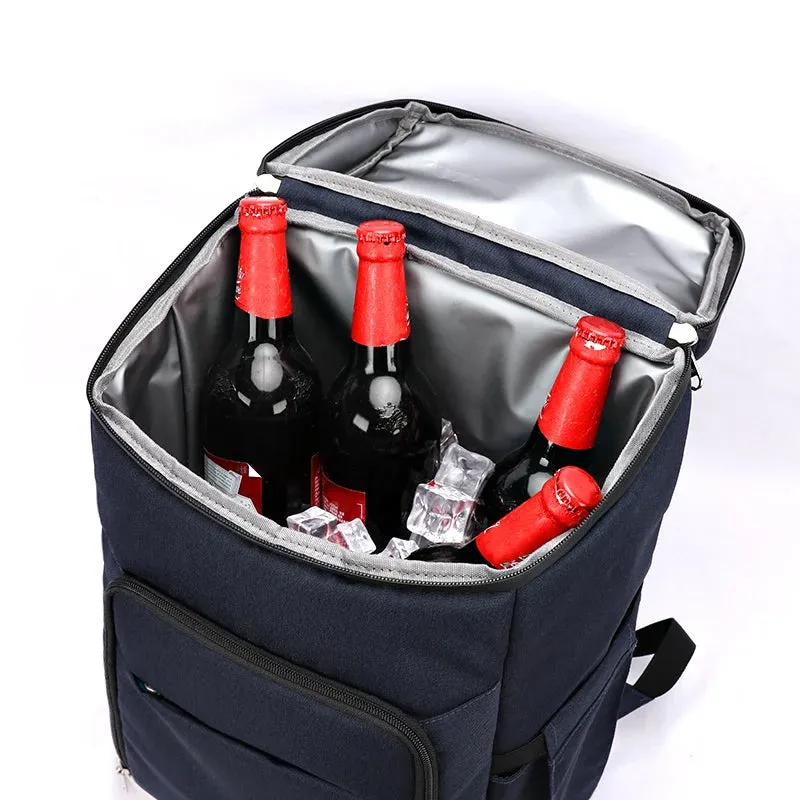 Suitable Picnic Cooler Backpack – Thickened Waterproof Large Thermal Insulated Bag for Fresh-Keeping and Outdoor Refrigeration