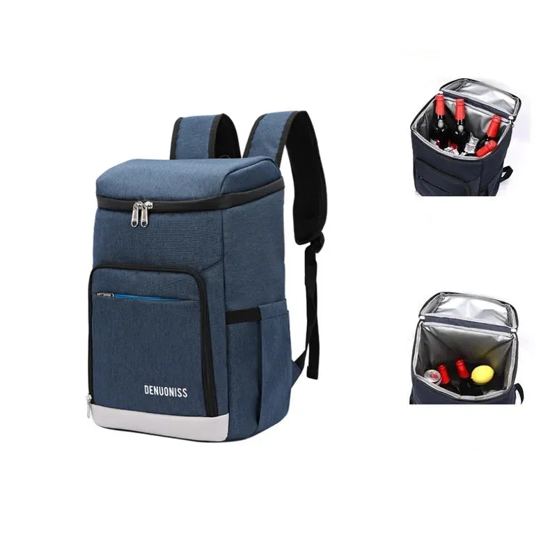 Suitable Picnic Cooler Backpack – Thickened Waterproof Large Thermal Insulated Bag for Fresh-Keeping and Outdoor Refrigeration
