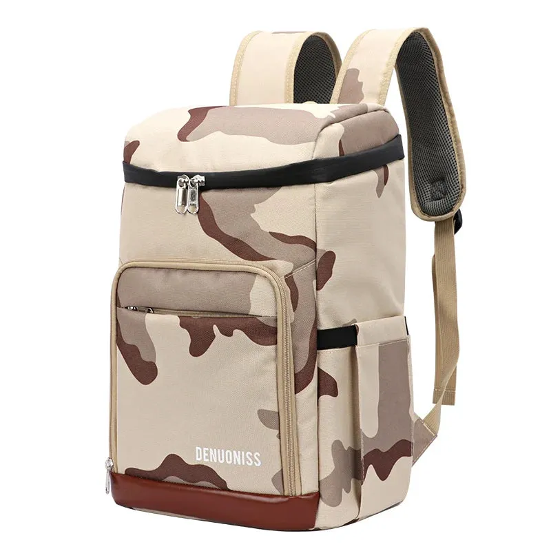 Suitable Picnic Cooler Backpack – Thickened Waterproof Large Thermal Insulated Bag for Fresh-Keeping and Outdoor Refrigeration