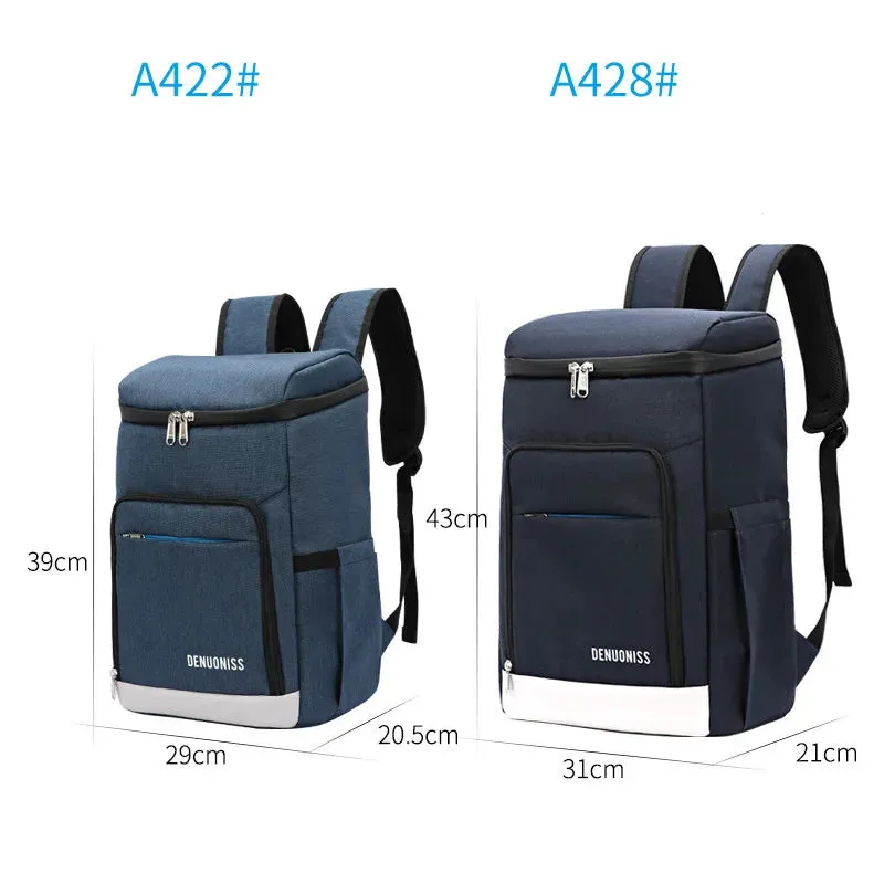 Suitable Picnic Cooler Backpack – Thickened Waterproof Large Thermal Insulated Bag for Fresh-Keeping and Outdoor Refrigeration