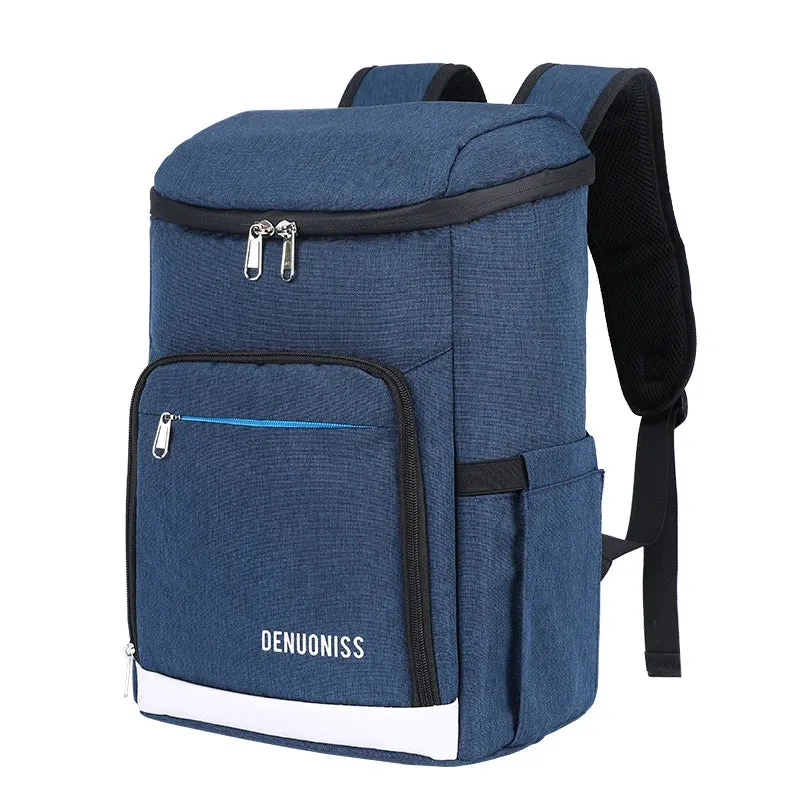 Suitable Picnic Cooler Backpack – Thickened Waterproof Large Thermal Insulated Bag for Fresh-Keeping and Outdoor Refrigeration