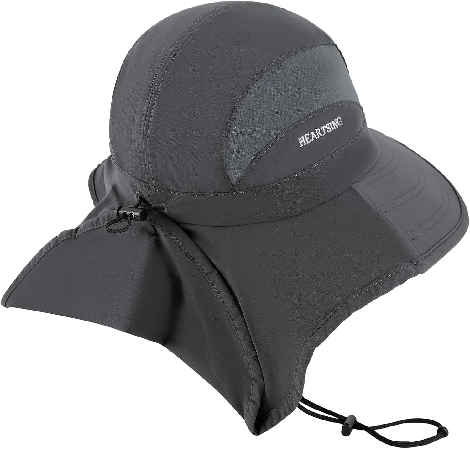 Sun Hat Outdoor with Large-Area Neck Flap, UV Protection Quick-Dry Breathable Fishing Hat for Hiking Garden