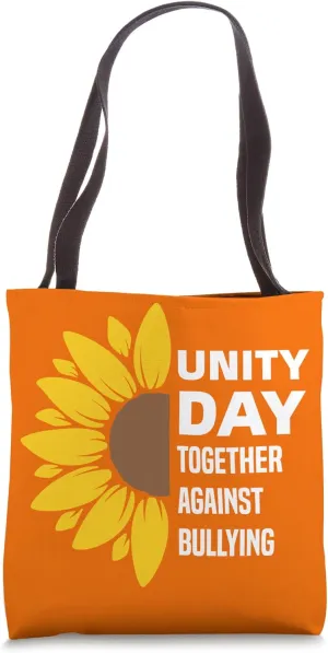 Sunflower Unity Day Together Against Bullying Unity Day Tote Bag