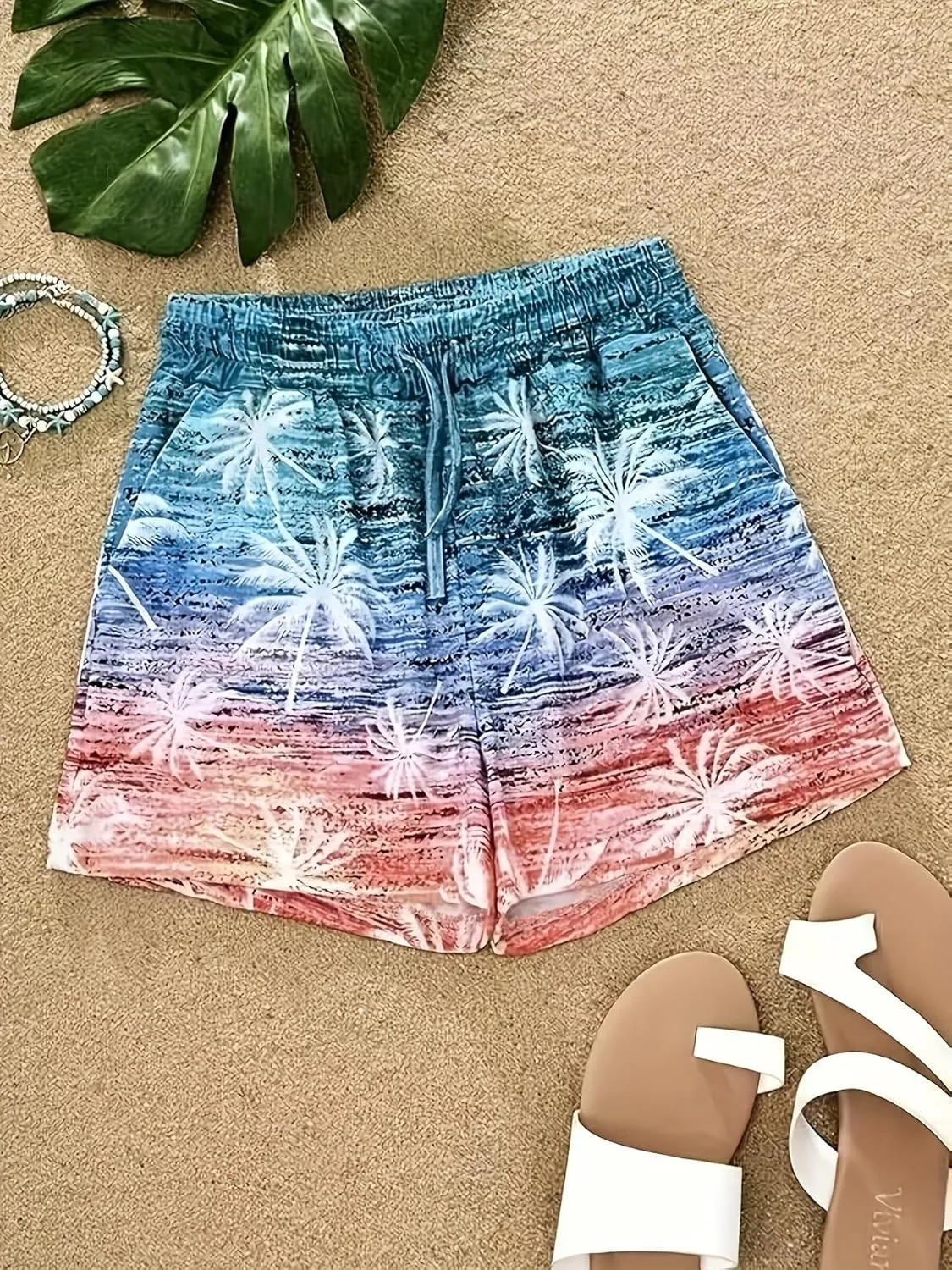 Sweat Shorts for Women Summer Beach Casual Drawstring Shorts Running Short Workout Lounge Shorts with Pockets