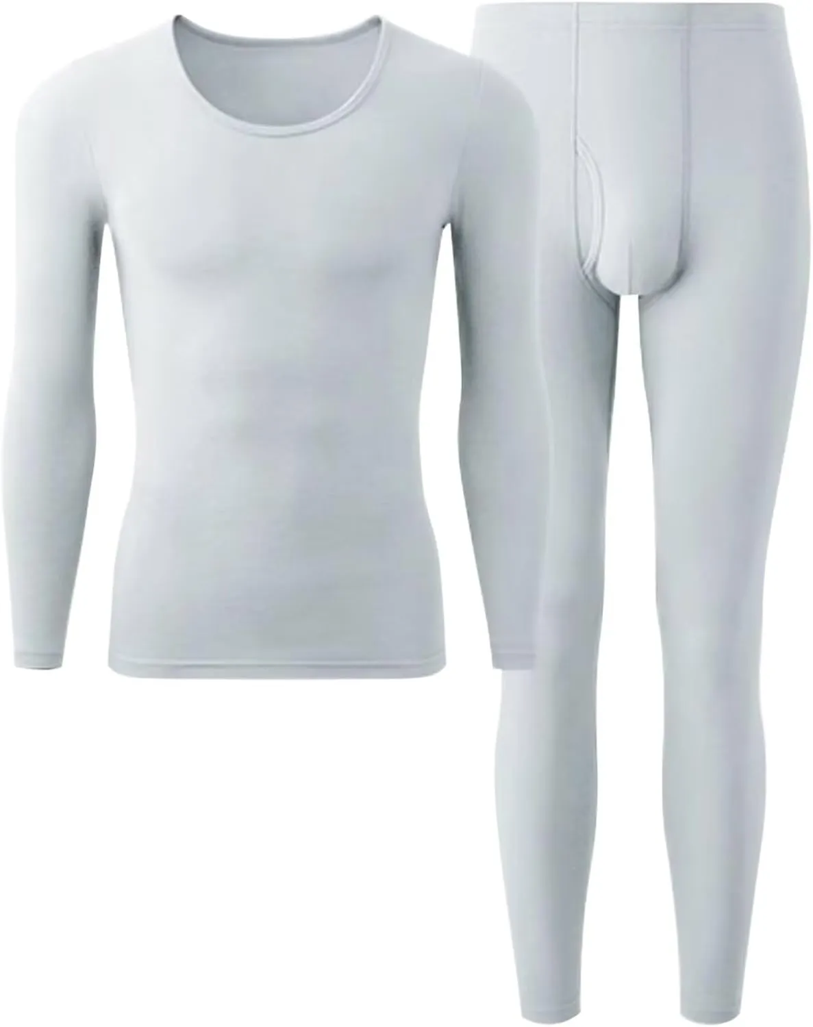 SWOMOG Couple Thermal Underwear Sets Women & Men Ultra Soft Long Johns Base Layer Fleece Lined Warm Top & Bottom