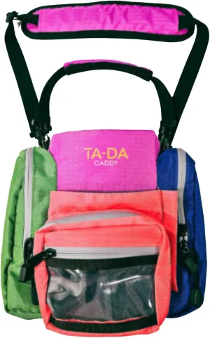 TA-DA Caddy Bag Everywhere you Go | Core Items are Bottle Phone Keys Wallets Etc, so Easy Access and more Convenient than Purse, Carrier, Crossbody, Messenger, Duffle, Fanny, Tote | W-7 H-10 L-10 |