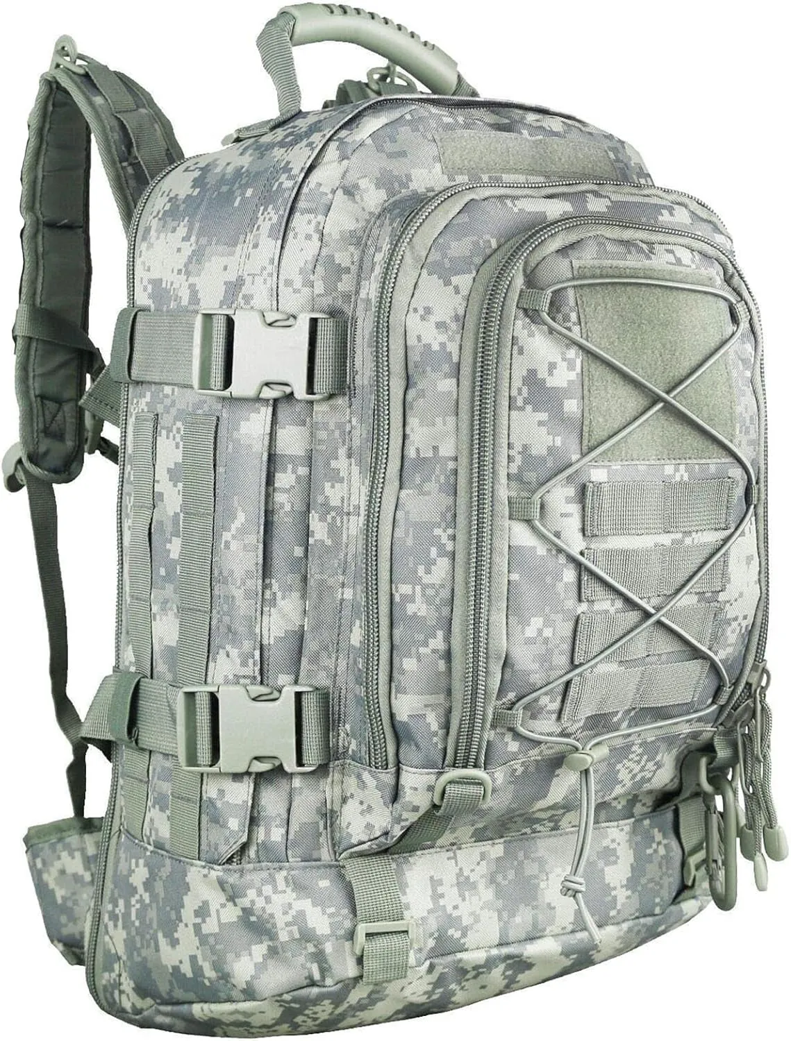 Tactical Backpack Military Hiking Daypack - Molle Backpack for Men 3 Day Assault Pack Bug Out Bag for Camping (AC Camo)
