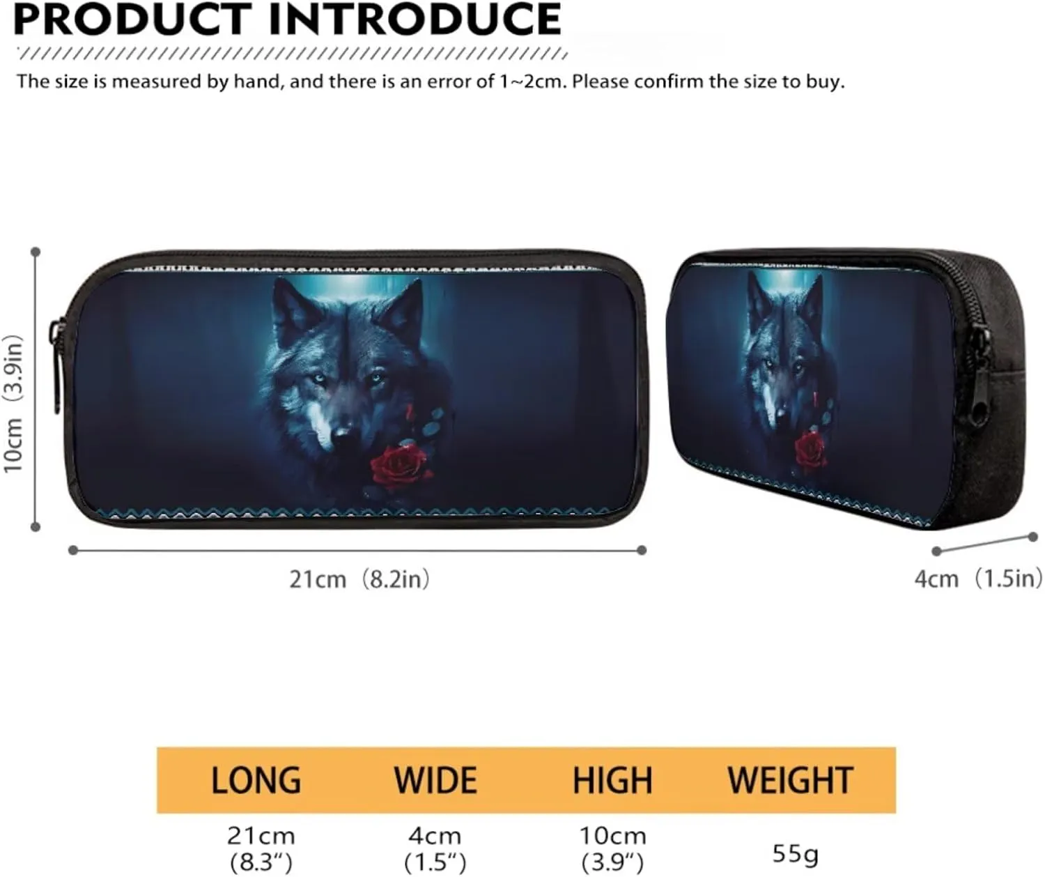 Talayituse Aztec Wolf Rose Geometric Print School Bag Bookbag for Primary Junior School Student 3 PCS Backpack Set with Lunch Box Pencil Case for Boys Kids