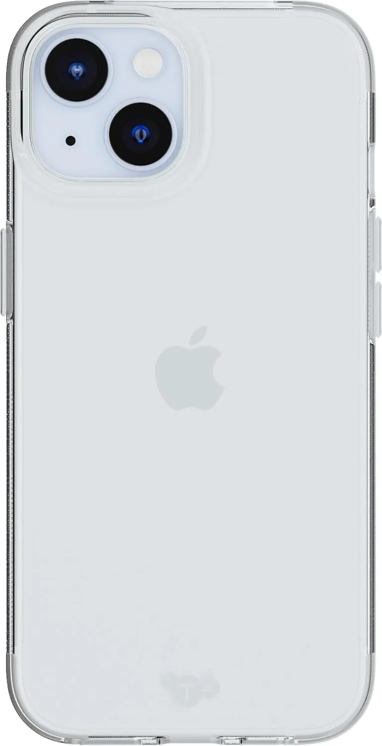 Tech21 EvoLite case for iPhone 15 / 16e - Thin Impact Protection Case - Clear