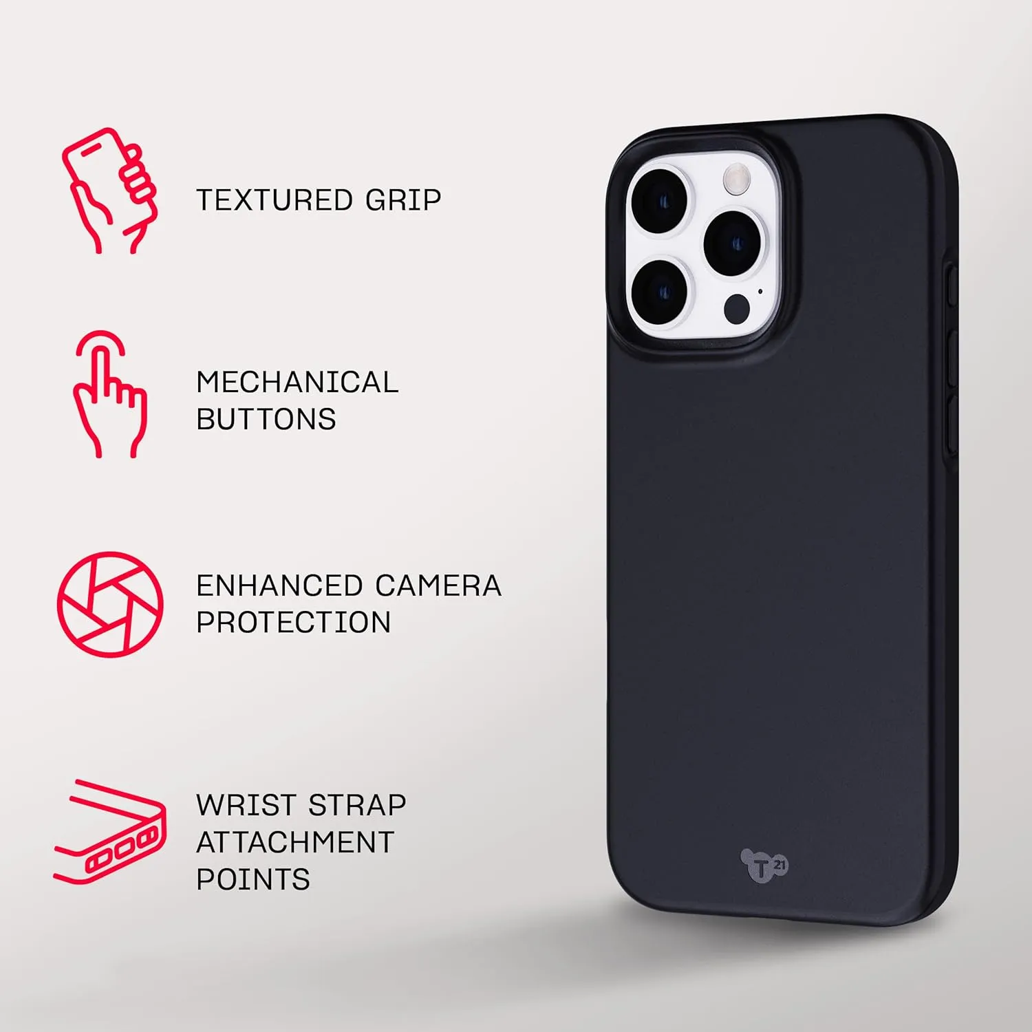Tech21 EvoLite for iPhone 16 Pro Max Ultra Thin - Impact Protection Case - in Black