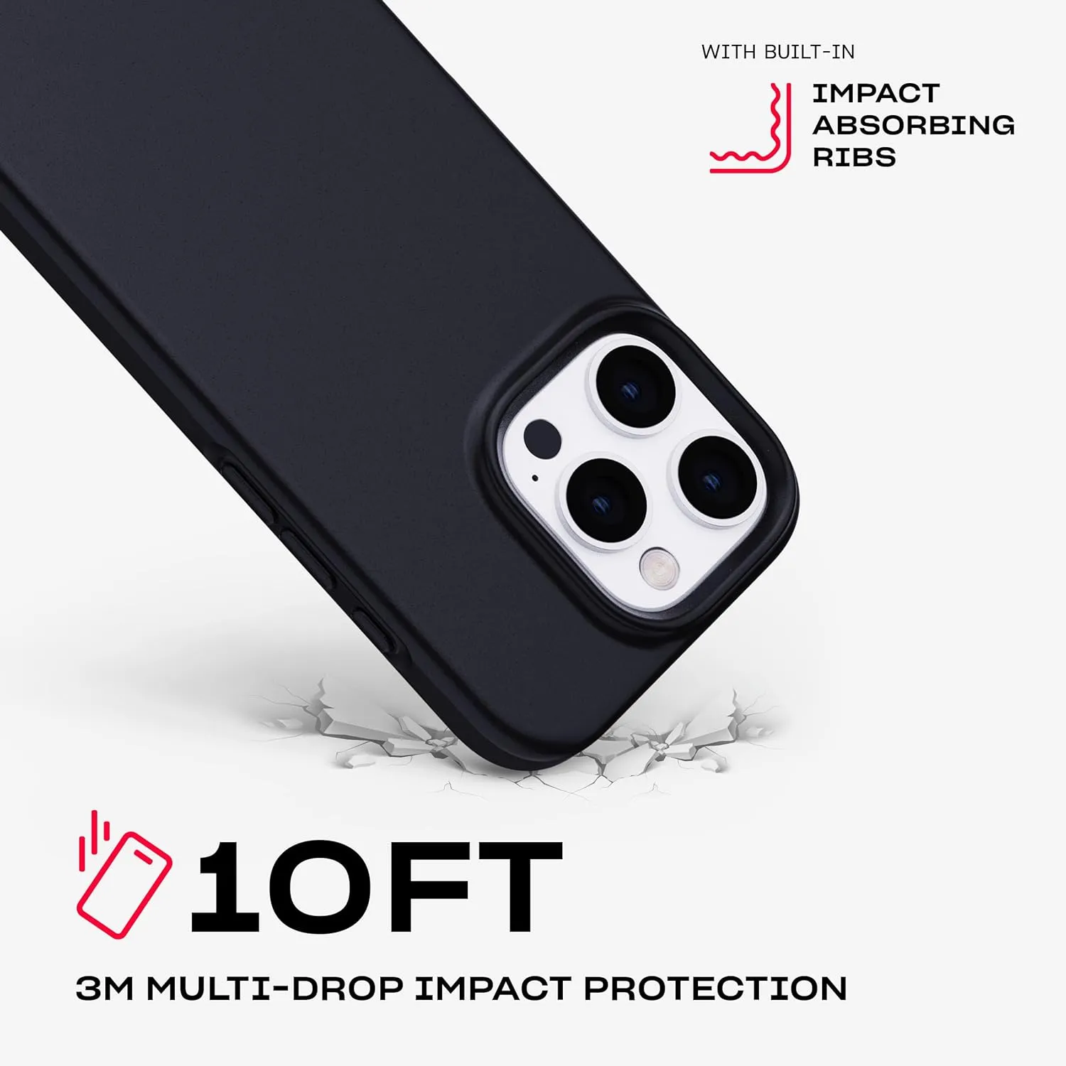 Tech21 EvoLite for iPhone 16 Pro Ultra Thin - Impact Protection Case - in Black
