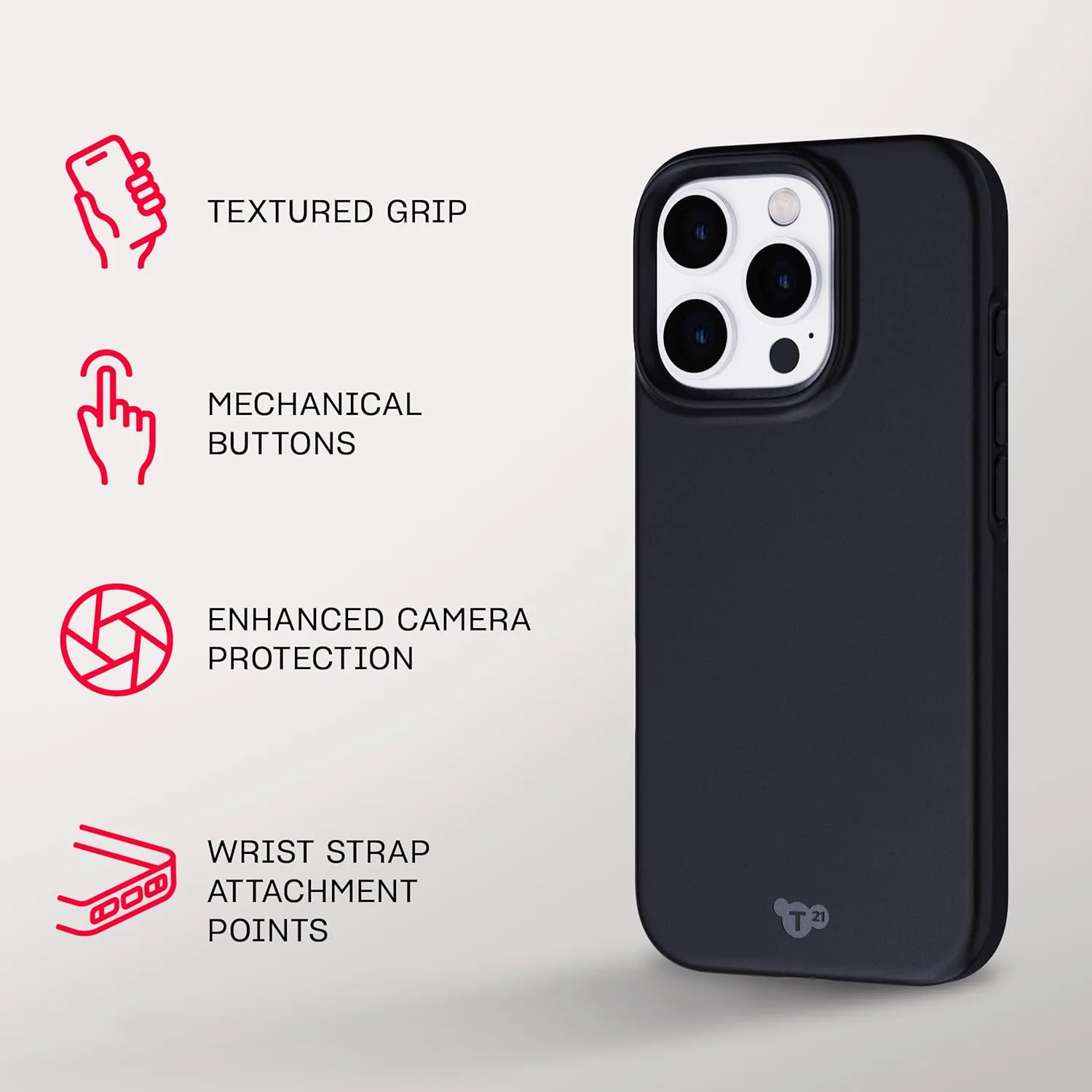 Tech21 EvoLite for iPhone 16 Pro Ultra Thin - Impact Protection Case - in Black