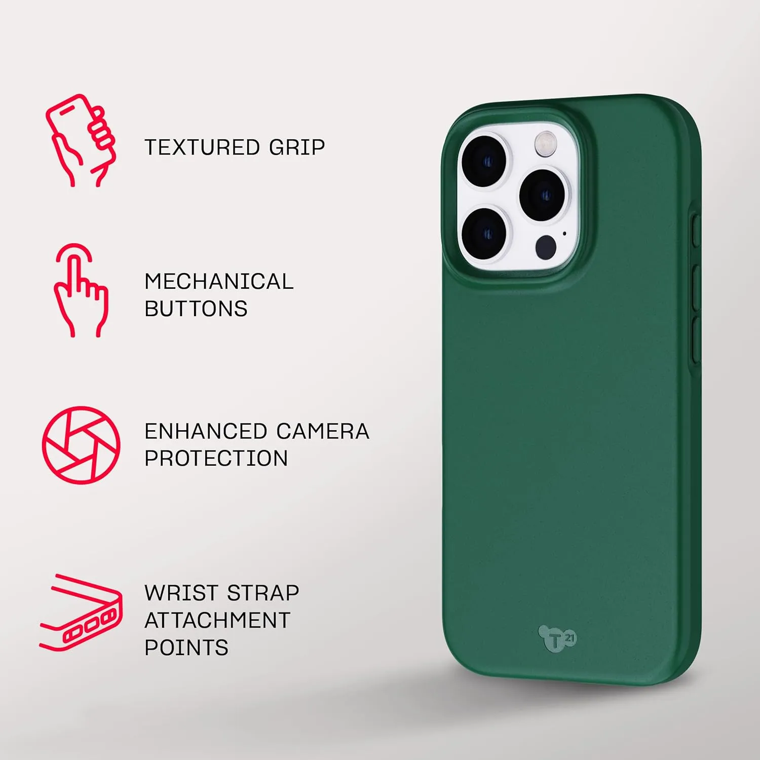 Tech21 EvoLite for iPhone 16 Pro Ultra Thin - Impact Protection Case - in Forest Green