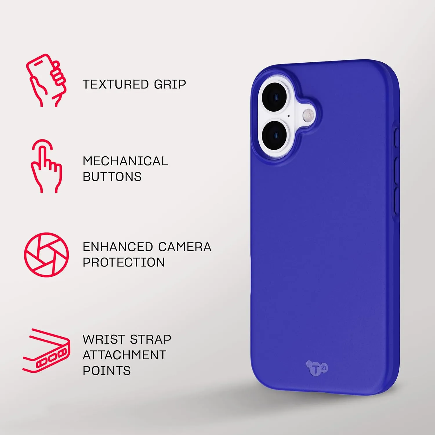 Tech21 EvoLite for iPhone 16 Ultra Thin - Impact Protection Case - in Cobalt Blue