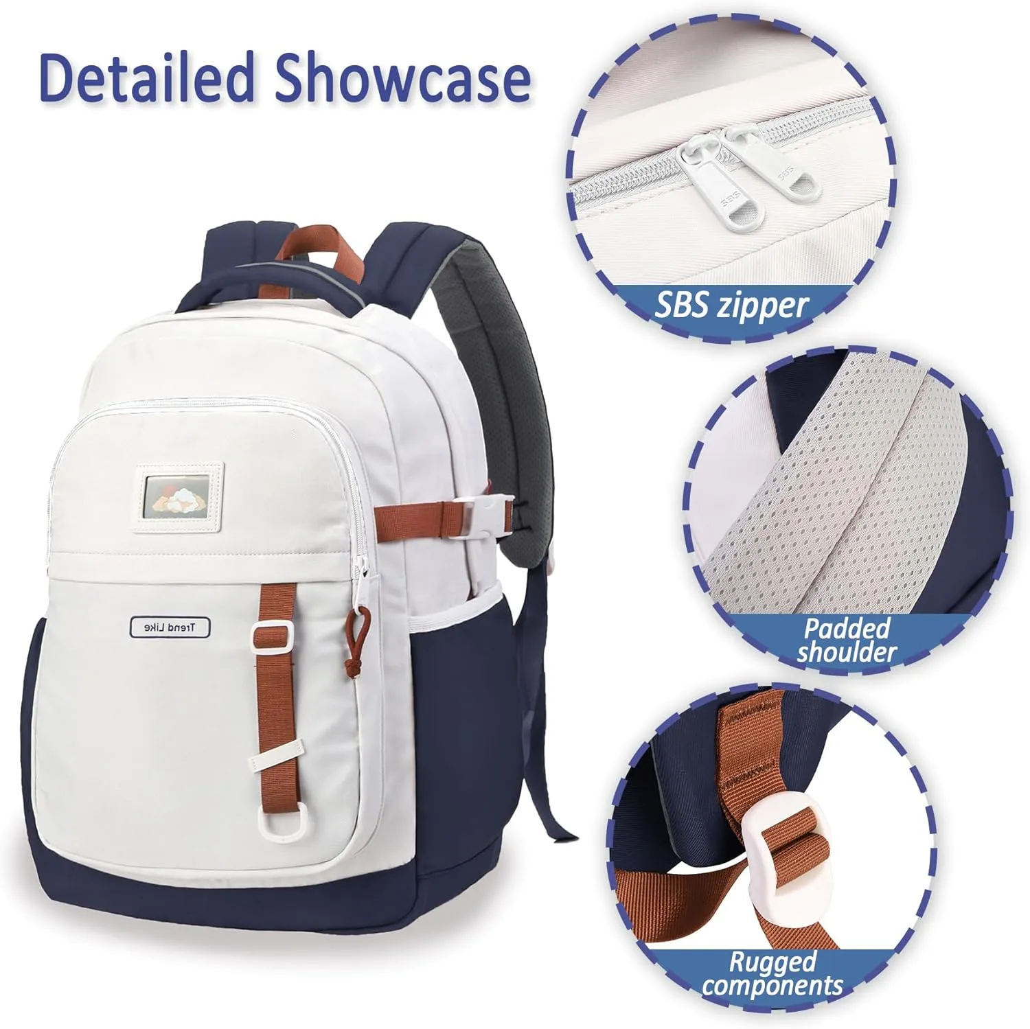 Teenage Backpack Student Laptop Backpack for Men Women Bookbag for College Middle and High School Travel Daily Bags