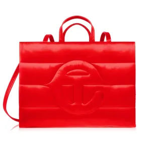 TELFAR Large Puff Shopper - Red