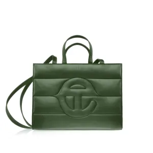 TELFAR Medium Puff Shopper - Green