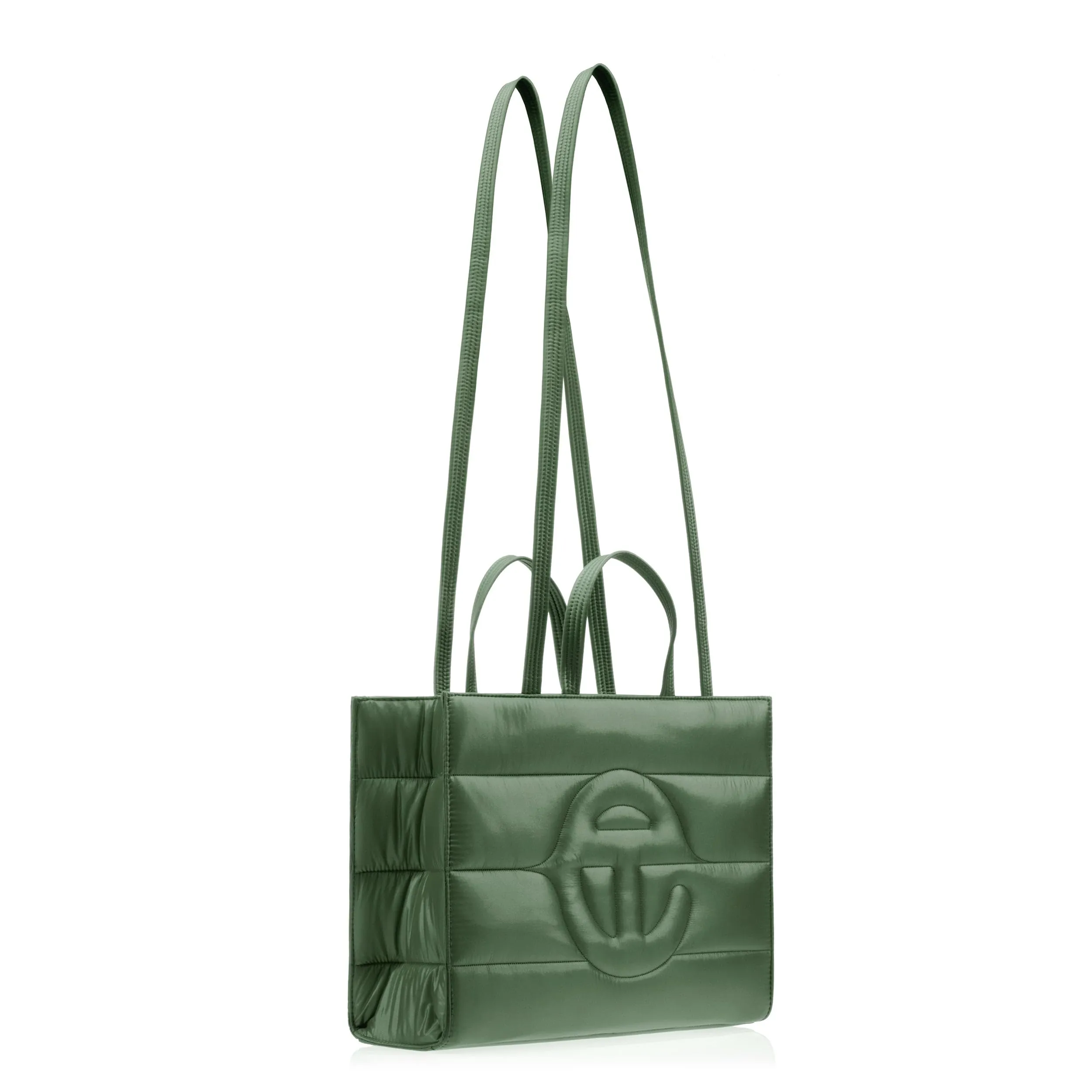 TELFAR Medium Puff Shopper - Green