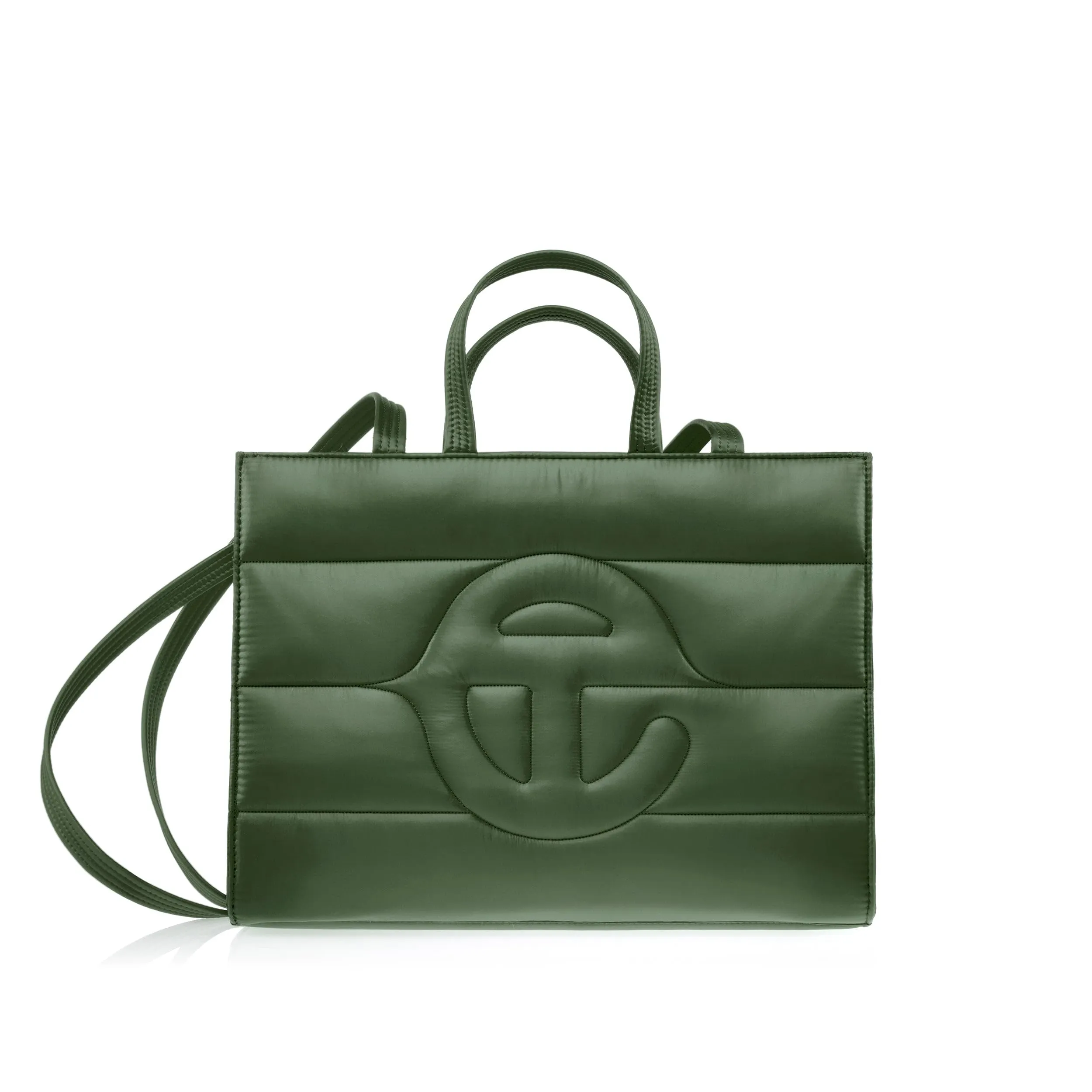 TELFAR Medium Puff Shopper - Green