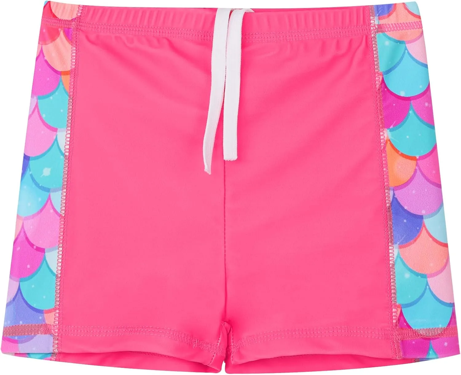 TFJH E Girls Short Sleeve Swimwear Two Piece Swimsuit UPF 50  Rash Guard Sets UV 3-12Y