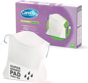 The Original Carebag Vomit Bag with Super Absorbent Pad, 60 Count (3 Boxes of 20)–Absorbent Emesis Bag for Emergency–Medical Grade, Disposable Nausea Bag for Travel–Barf Bags for The Car, Uber & Lyft