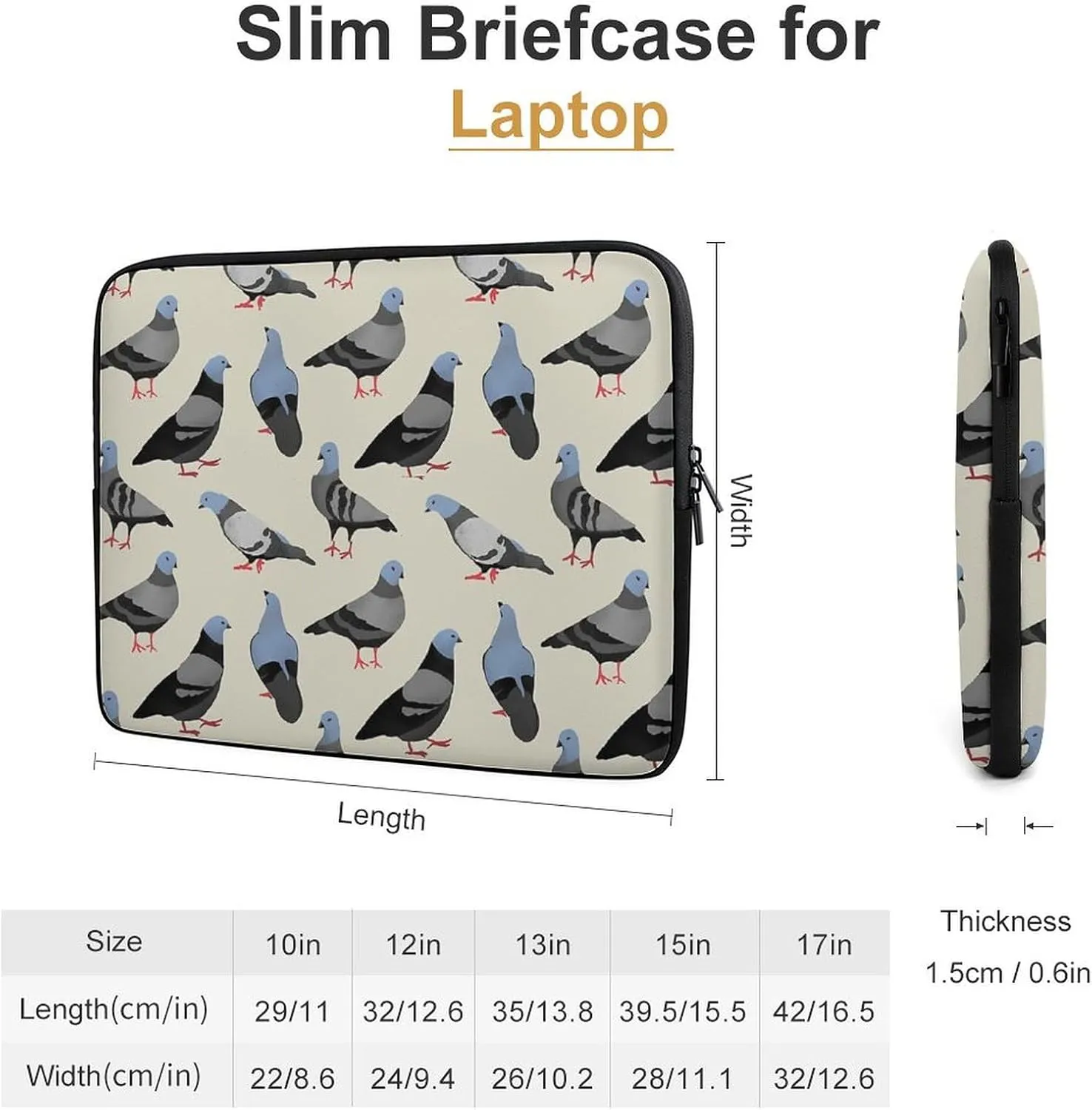 TigerPrint All Print Hands Free Withdrawal Laptop Bag Unisex