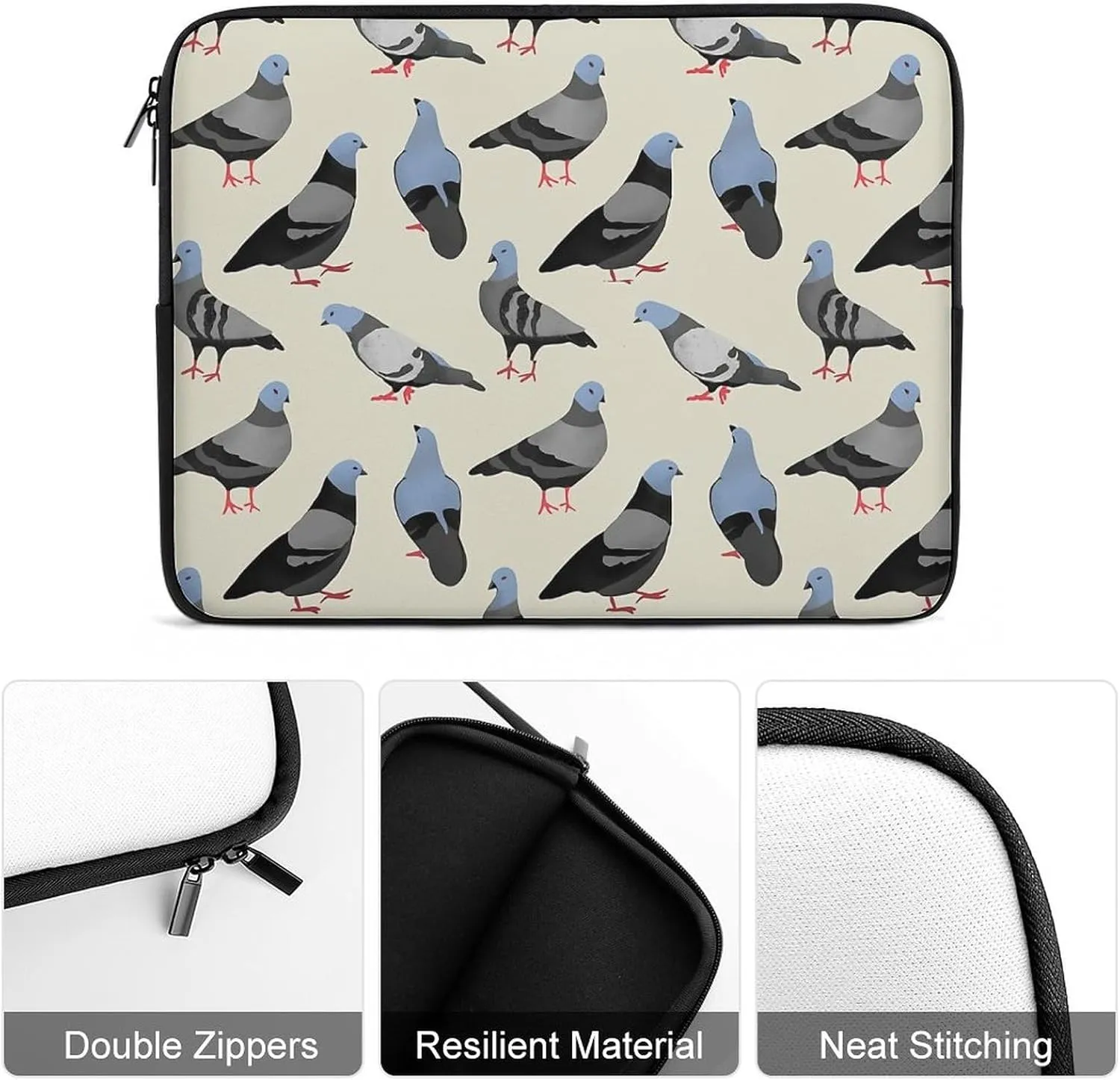 TigerPrint All Print Hands Free Withdrawal Laptop Bag Unisex