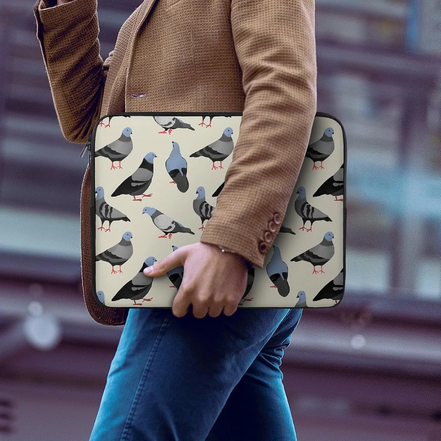 TigerPrint All Print Hands Free Withdrawal Laptop Bag Unisex